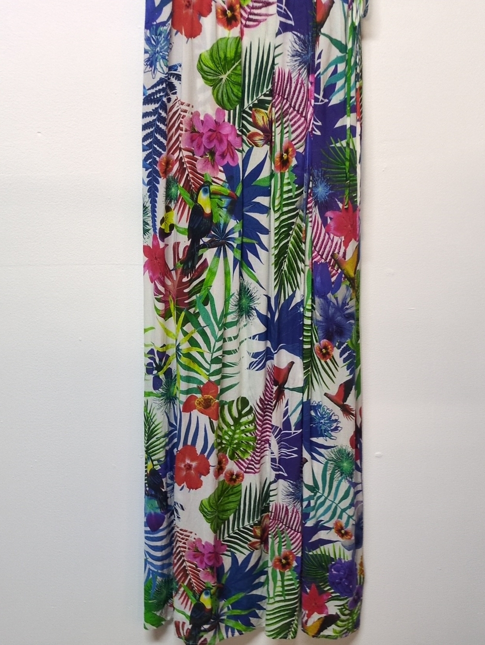 Desigual Jasmine Tropical Print Maxi Dress, Size M - Picture 7 of 11